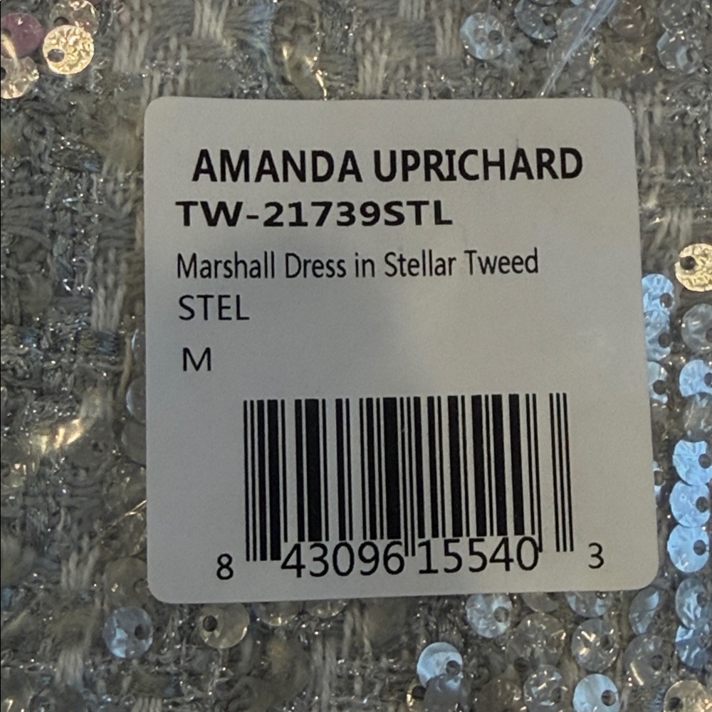 NWT Amanda Uprichard  Marshall Mini Dress in Stellar Medium Revolve - Picture 13 of 15